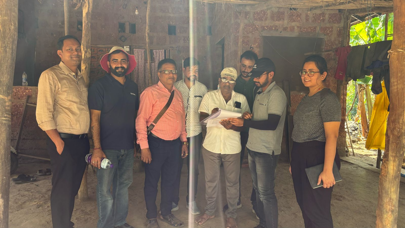 Worker with equipment